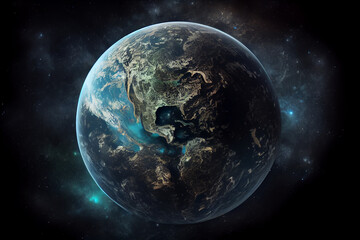 Obraz na płótnie Canvas Wallpaper of the earth. Generative ai