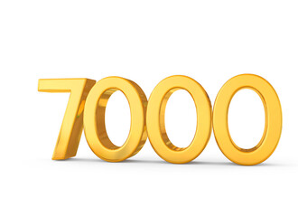 7000 Golden Number 