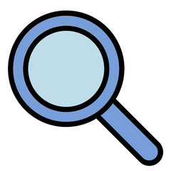 search color line icon