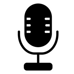 microphone solid icon