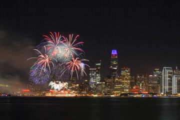 New Year Eve Firework Show in San Francisco, California