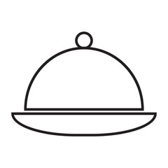 Cloche, equipment, kitchen icon