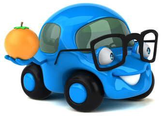 Fun car - 3D Illustration