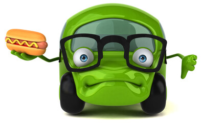 Fun car - 3D Illustration