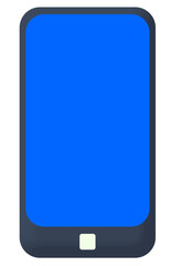 phone with blank screen