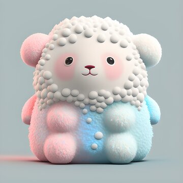 Mashmallow in sheeep shape