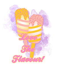 Abstract print deign om plain base.  