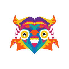 abstract decorative monsters with colorful doodles. Hand drawn abstract doodles. Baby animal pattern. Fabric pattern. Vector illustration with cute animals. Baby nursery pattern illustration