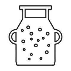 Cooking, jam, jar icon