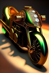 motorcycle on the street