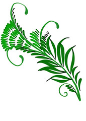 Clipart Hand Painted Grass