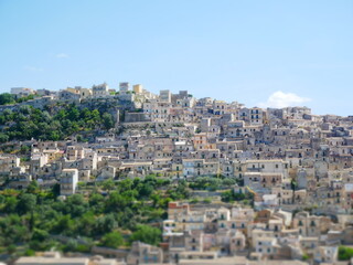 Fototapeta na wymiar Panoramic view of the tourist city in Italy. Catalonia, city view. Holidays in Europe. Beautiful view