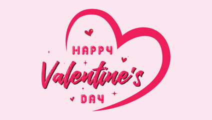 Valentine's day hand lettering love t shirt design. Valentines day background.