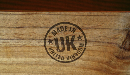 Made in UK stamp and stamping