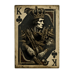 king of clubs playing card Generative AI