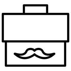 briefcase father day icon