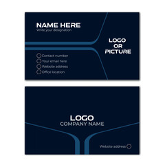 Business card template