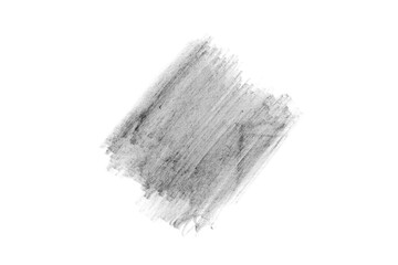 Grunge graphite pencil texture isolated on white background, top view. Simple pencil drawing...