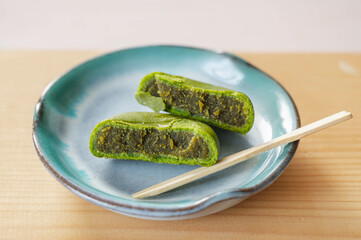 お茶菓子　玉露饅頭