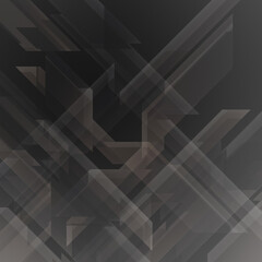 Obraz premium Dark gray contemporary abstract technology background