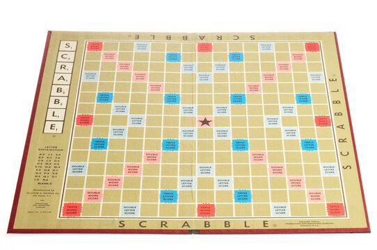 vintage Scrabble board 