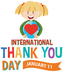 International Thank You Day Banner Design