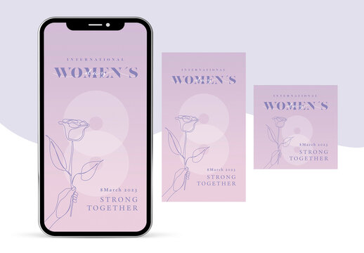 Womens Day Social Media Set