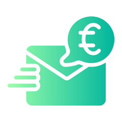 send money gradient icon