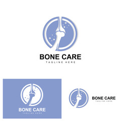 Bone Care Logo, Body Health Vector, Design For Bone Health, Pharmacy, Hospital, Health Product Brand