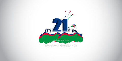 vector illustration for Namibia independence day.