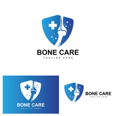 Bone Care Logo, Body Health Vector, Design For Bone Health, Pharmacy, Hospital, Health Product Brand