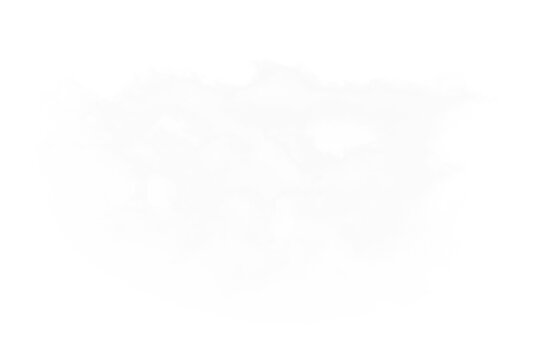 Isolated PNG cutout of a cloud on a transparent background, ideal for photobashing, matte-painting, concept art