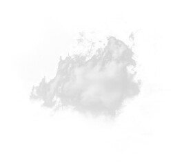 Isolated PNG cutout of a cloud on a transparent background, ideal for photobashing, matte-painting, concept art
