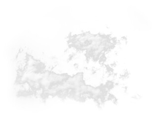 Obraz premium Isolated PNG cutout of a cloud on a transparent background, ideal for photobashing, matte-painting, concept art 