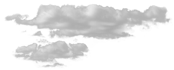 Isolated PNG cutout of a cloud on a transparent background, ideal for photobashing, matte-painting, concept art
