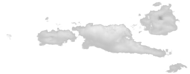 Fototapeta na wymiar Isolated PNG cutout of a cloud on a transparent background, ideal for photobashing, matte-painting, concept art 