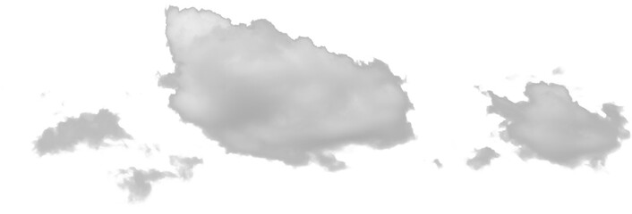 Fototapeta na wymiar Isolated PNG cutout of a cloud on a transparent background, ideal for photobashing, matte-painting, concept art 