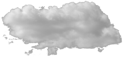 Isolated PNG cutout of a cloud on a transparent background, ideal for photobashing, matte-painting, concept art
