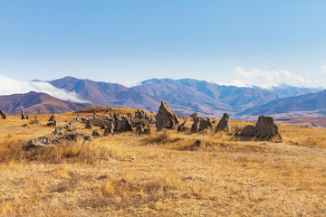 Zorats-Karer or Karahunj. Syunik region of Armenia.