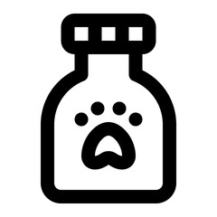 Pet Medicine Line Icon