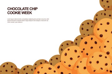 Chocolate Chip Cookie Week background.