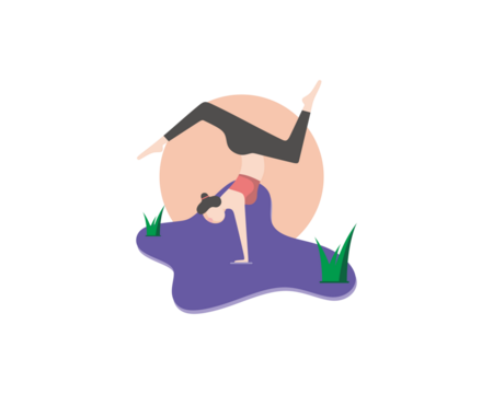 YOGA FLAT DESIGN
