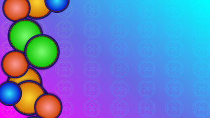 Indian simple traditional circle background