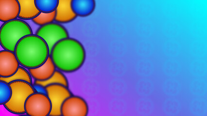 Indian simple traditional circle background