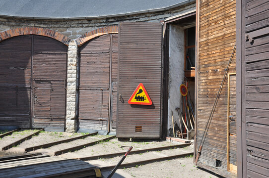 Vintage train depot - Powered by Adobe