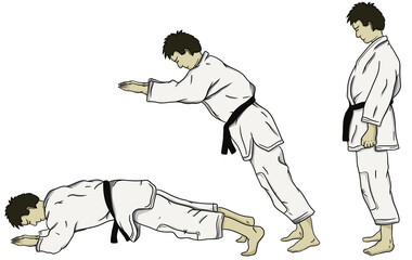 judo - zempo ukemi
