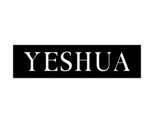 Yeshua – Black and White Christian Typography Design – Beautiful Lettering