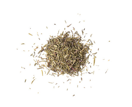 Heap of dried Thyme isolated on transparent png
