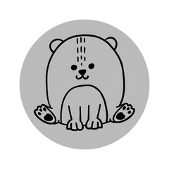 Highlight covers. Dog collection. Round icons for social media stories. Vector set