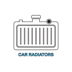 car radiator icon